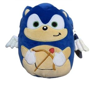 Squishmallows Original 8 Inch Sonic the Hedgehog Holding Bow and Arrow Valentine